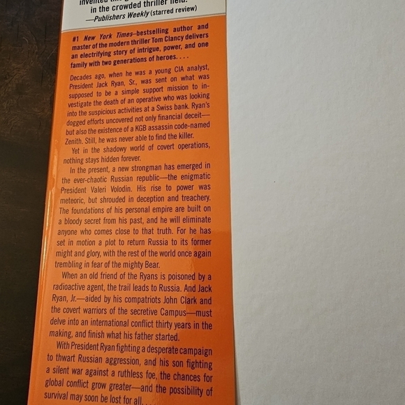 Command Authority Novel by Mark Greaney and Tom Clancy, Hardcover, Pre-owned - Picture 4 of 11